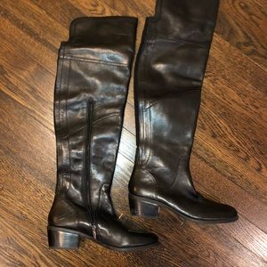 Leather Over The Knee Boots